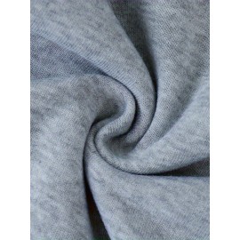 Women'S Plus Size Cat Drawing Print Hoodie, Casual Drawstring Hooded Long Sleeve Kangaroo Pocket Sweatshirt, Women'S Plus Size Clothing