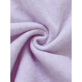 Women's Plus Size Soft Casual Hooded Sweatshirt with Artistic Back Print - Black & White & Bird Design, Kangaroo Pocket, Relaxed Fit, Machine Washable, All-Season Comfort, Ladies Sweatshirts, Decorative Text Design