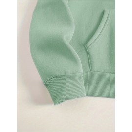 Plus Size, Women's Oversized Christmas Gingerbread Cookie Print Hooded Sweatshirt - Soft Long Sleeve Pullover with Pocket, Merry Christmas Lettering & Plaid Snowflake Design, Cozy Casual Holiday Sweater for Casual Attire (Machine Washable)