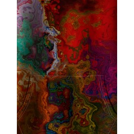 Plus Size, Plus Size Marble Texture Print Pattern, Casual Comfortable Plus Size Hoodie for Women, No Accessories Included