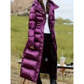 Winter Women's Loose Elegant Warm Coat, Everyday Winter Wear, Winter Outerwear, Classic Winter Style, Elegant Outerwear, Warm Fabric, Durable Material, Long Coat, Outer Jacket, Stylish Women, Casual Outfit