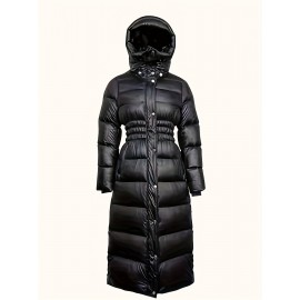 Winter Women's Loose Elegant Warm Coat, Everyday Winter Wear, Winter Outerwear, Classic Winter Style, Elegant Outerwear, Warm Fabric, Durable Material, Long Coat, Outer Jacket, Stylish Women, Casual Outfit