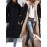 Women'S Plus Size Hooded Winter Coat, Solid Color Polyester 100% Long Sleeve Thick Warm Windproof Casual Street Style Jacket with Pockets, Non-Stretch Woven Fabric, for Autumn and Winter