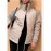 Plus Size Women's Thick Winter Cardigan Jacket - Zippered Collar Coat with Full-Zip Front, Stand Collar & Long Sleeves, Machine Washable Outerwear for Fall/Winter, Brown Trench Coat (Casual & Professional) - No Bulk Under Jacket